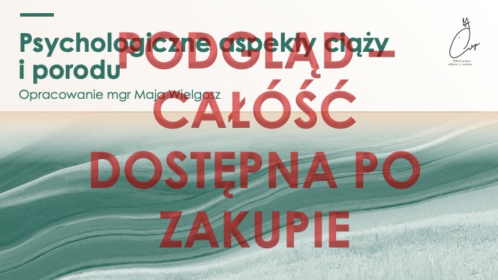 Prezentacja – Psychologia prenatalna